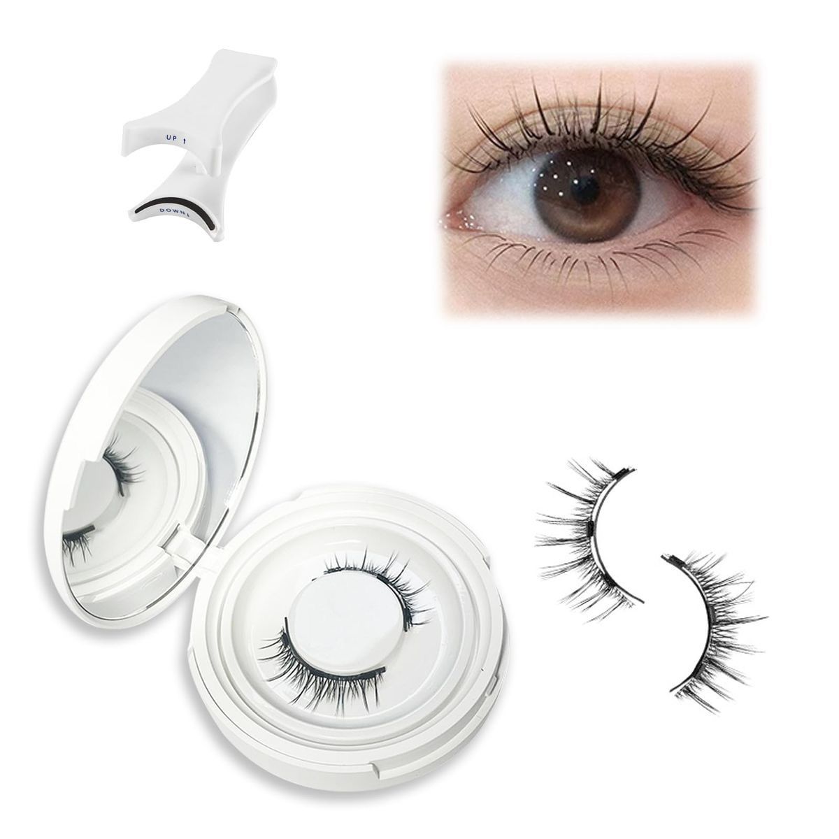 Reusable Magnetic 3D Mink Eyelashes – Yovria Sensitive Eye Friendly Kit