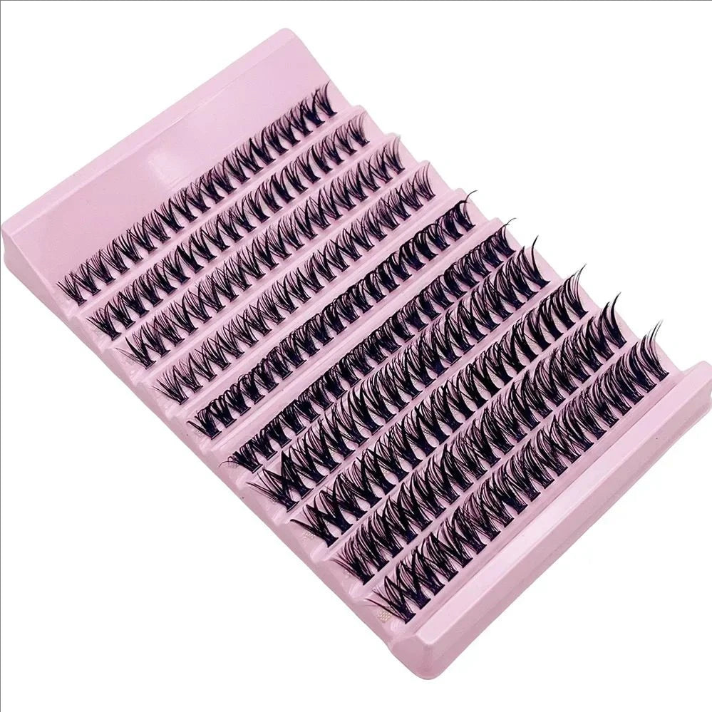 Yovria Individual Lashes 8-16mm | 200pcs Natural Volume Clusters