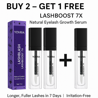 Yovria LashBoost 7X – Natural Eyelash Growth Serum