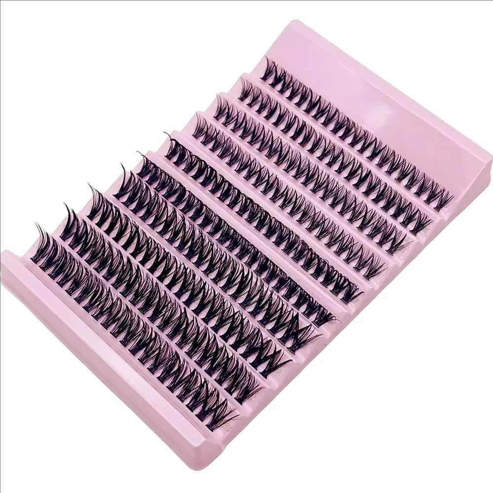 Yovria Individual Lashes 8-16mm | 200pcs Natural Volume Clusters
