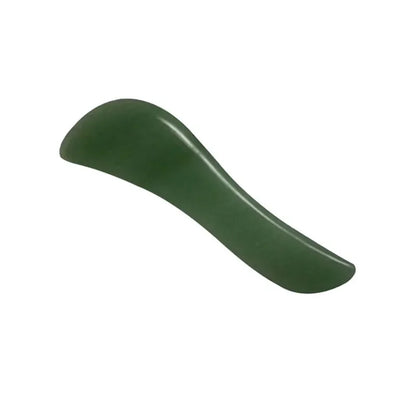 Rose quartz gua sha tool for facial and body massage therapy