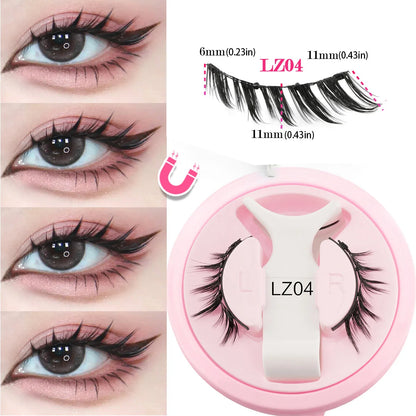 Reusable Magnetic 3D Mink Eyelashes – Yovria Sensitive Eye Friendly Kit